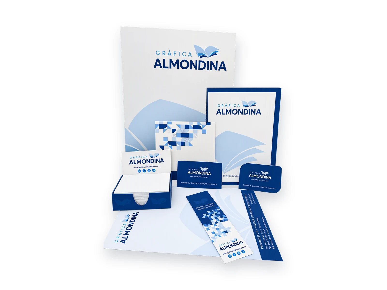 Estacionário impressos pela Gráfica Almondina